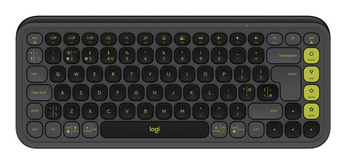 Logitech POP Icon Keys keyboard Universal Bluetooth QWERTY UK English Graphite, Green Logitech POP Icon Keys keyboard Universal Bluetooth QWERTY UK English Graphite, Green